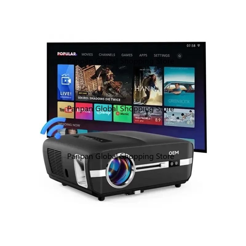 Home Cinema Night - Proiettore LED Mini Portatile 2025 in