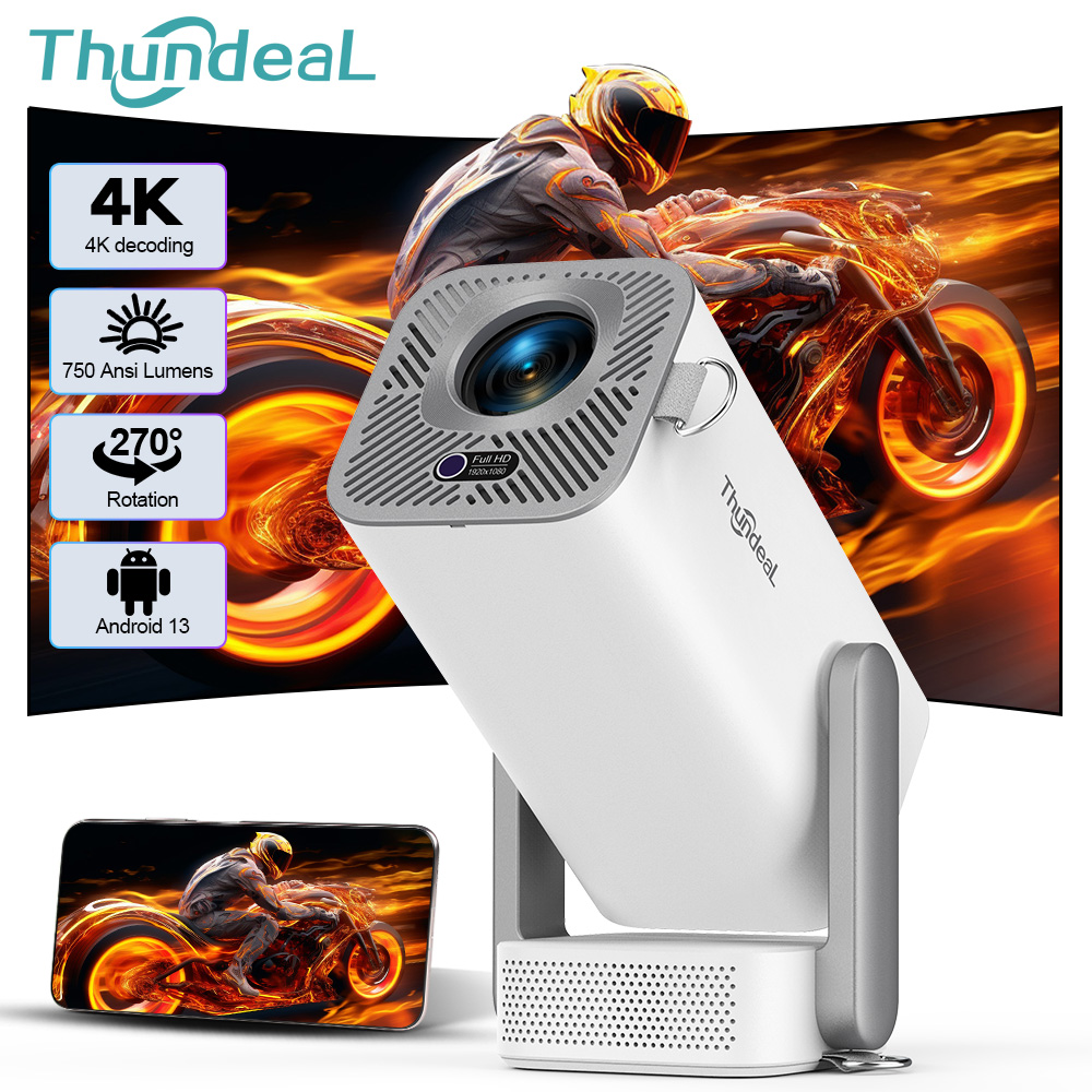 Home Cinema Hdmi - ThundeaL 4K Android Proiettore Full HD