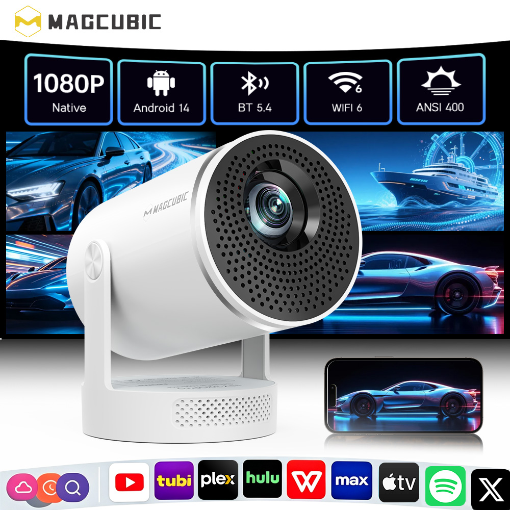 Home Cinema Night - Proiettore Magcubic Android 14 Nativo 1080P