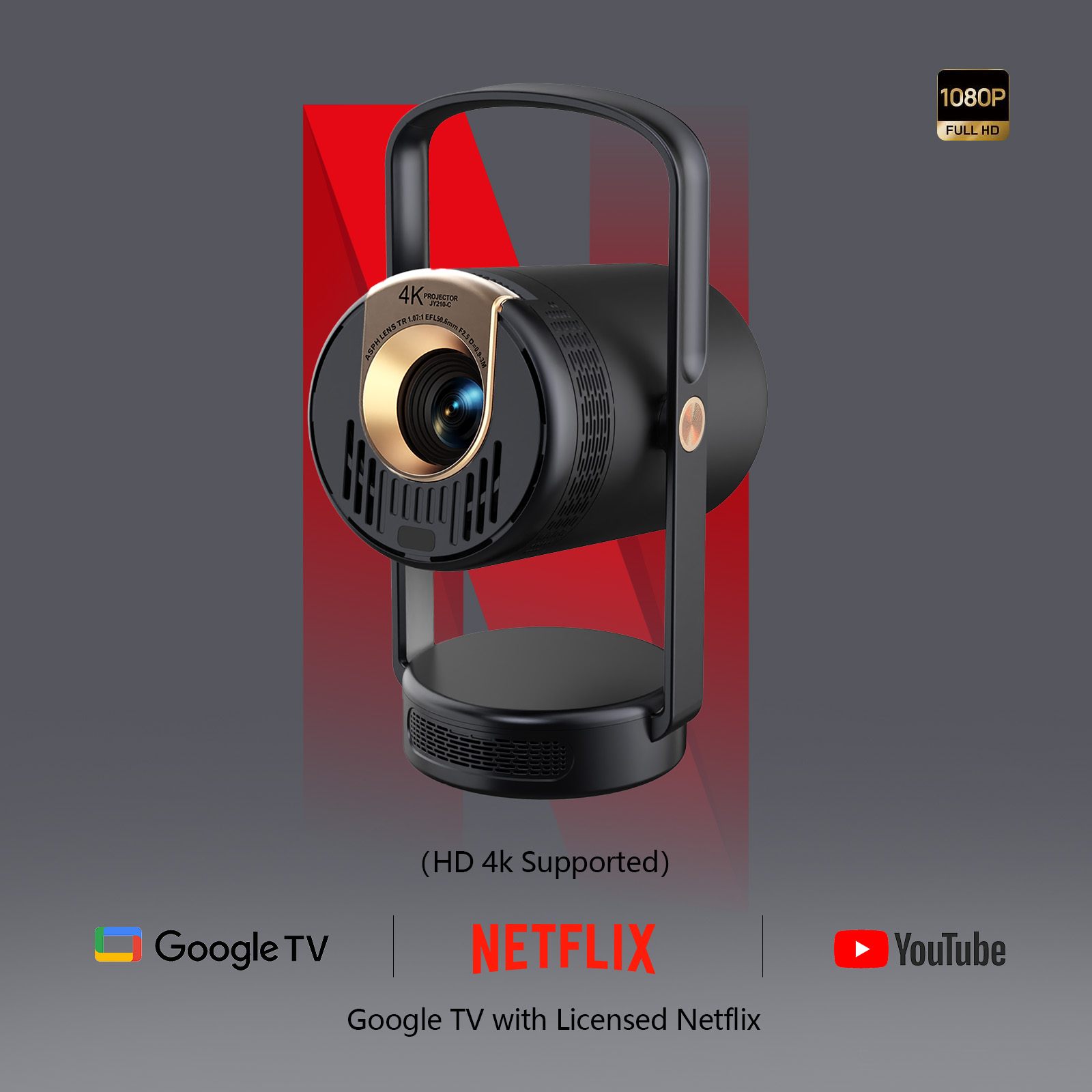Home Cinema Movies - Nuovo Proiettore Portatile Smart 2026, Full
