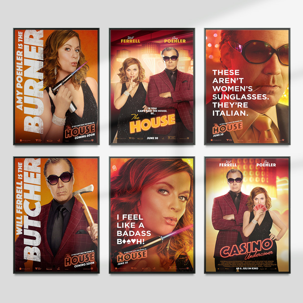 Home Cinema Movies - The House Movie Stampa Art Poster