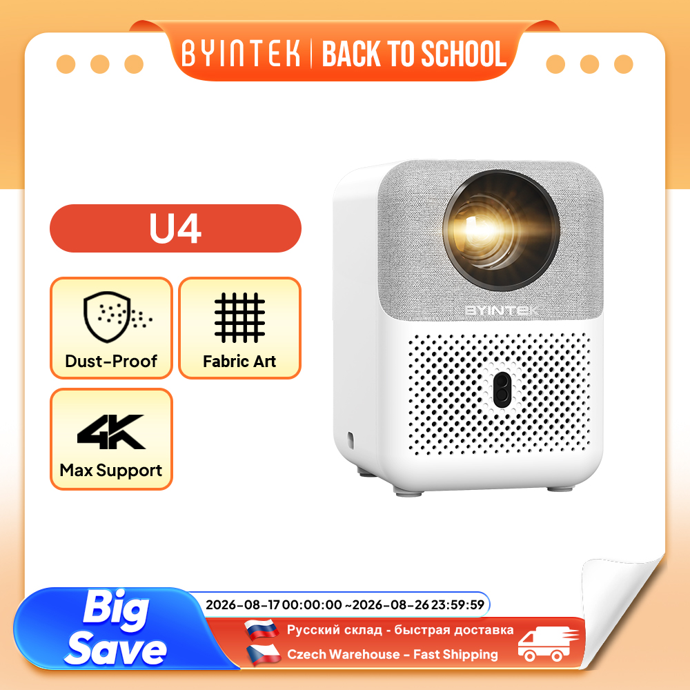 Home Cinema Night - Proiettore Mini BYINTEK Full HD U4