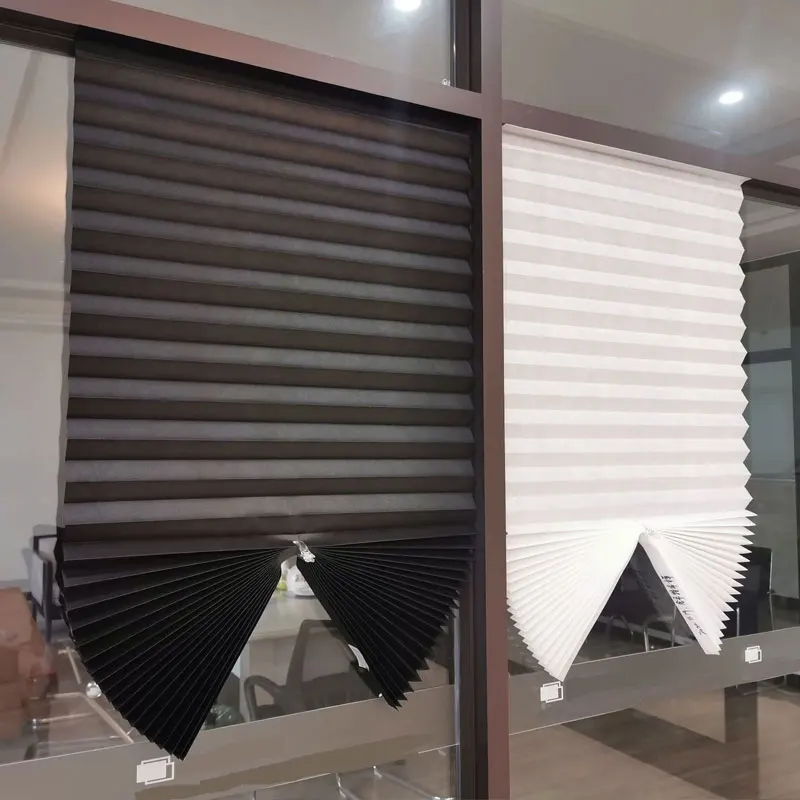 Home Cinema Glasses - Tenda plissettata autoadesiva non tessuta per