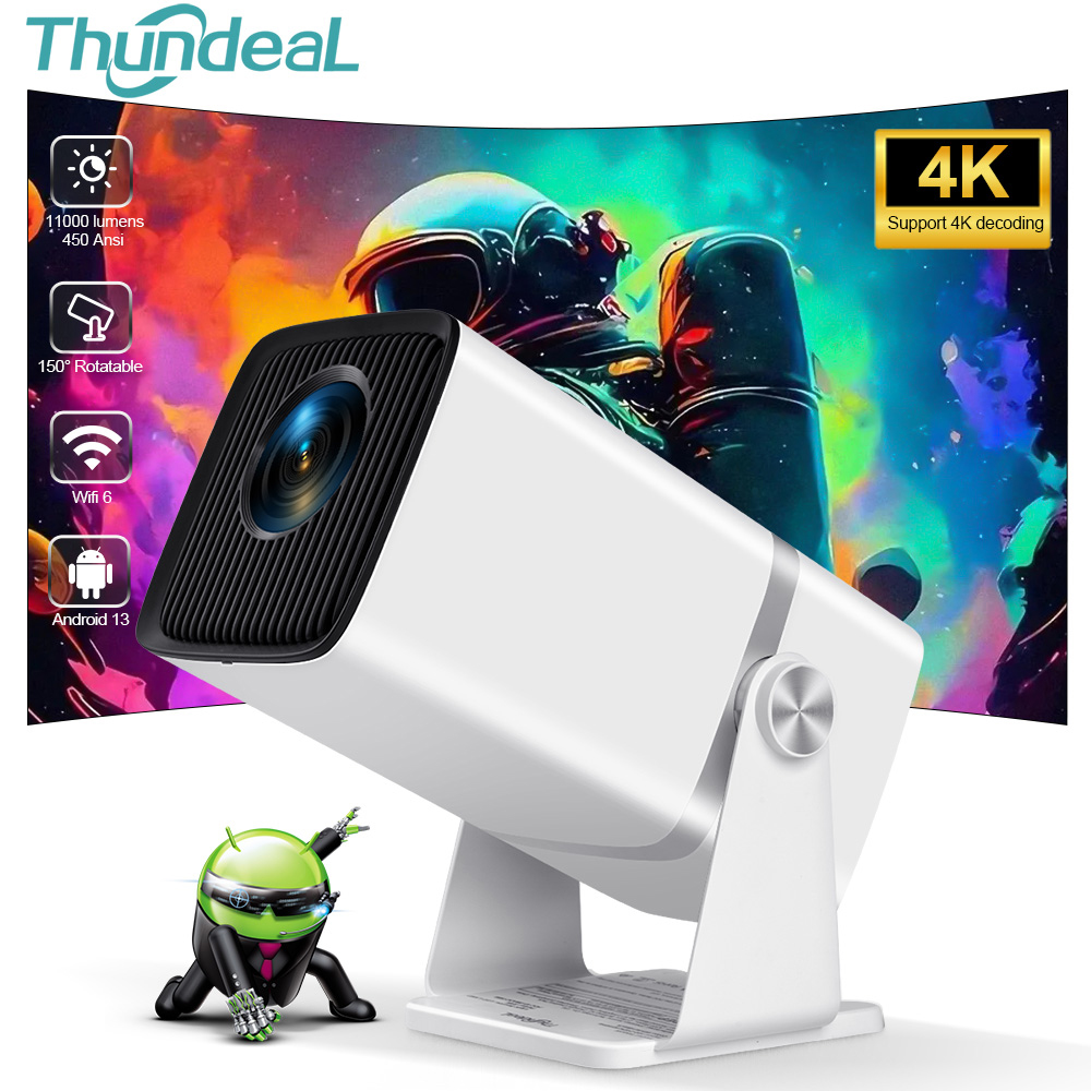 Home Cinema Hdmi - Proiettore ThundeaL 4K Full HD FHD
