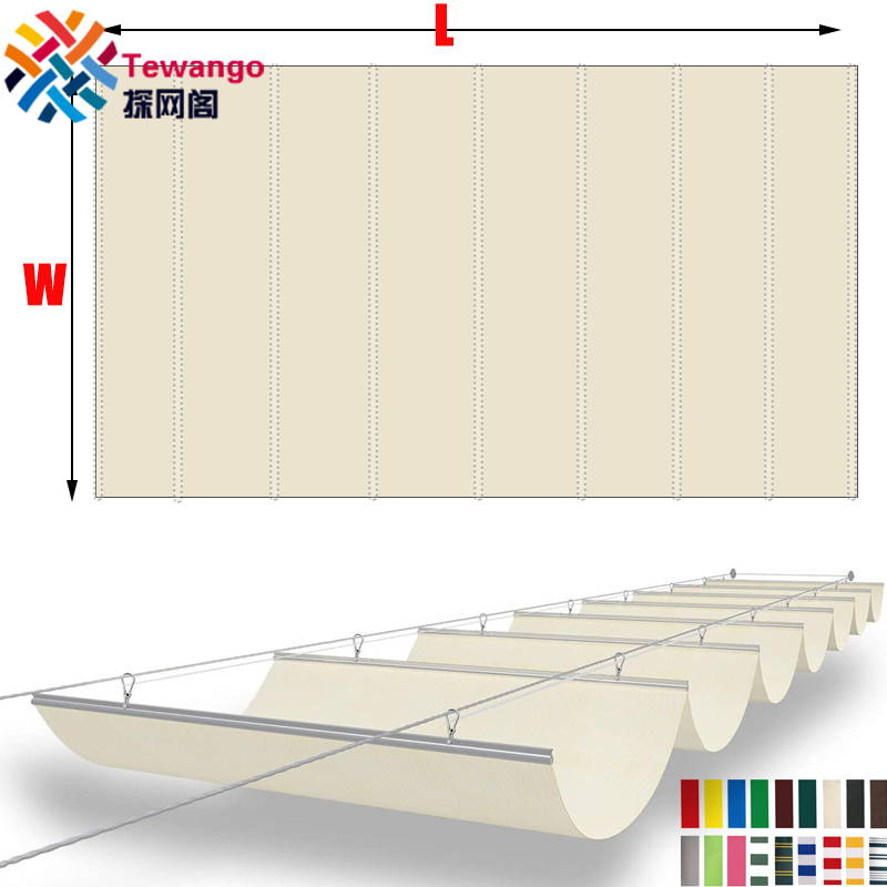 Home Cinema Glasses - Tewango Pergola personalizzata Onda Ombra Baldacchino