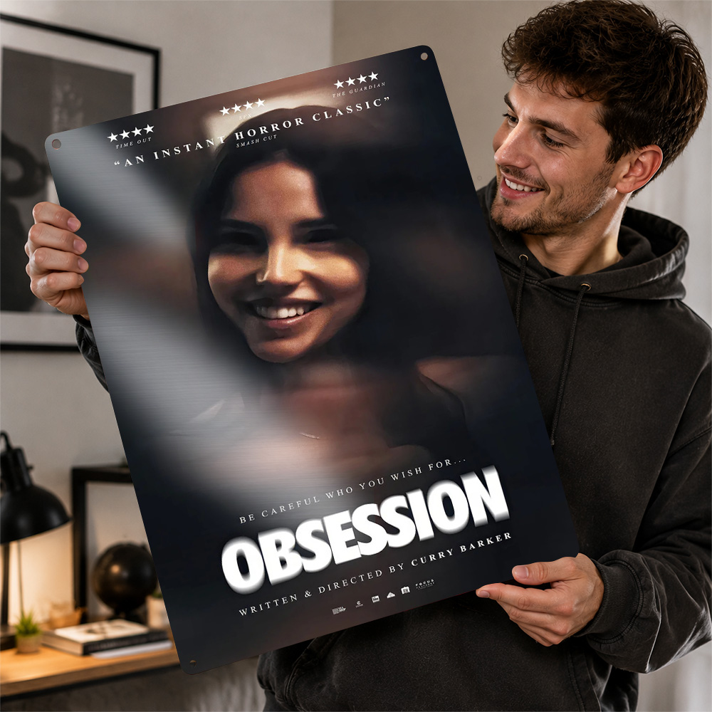 Home Cinema Movies - Poster Metallico del Film 'Obsession', Arte