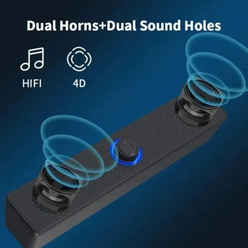 Home Cinema Wireless Speakers - Soundbar Bluetooth Wireless e Cablata per