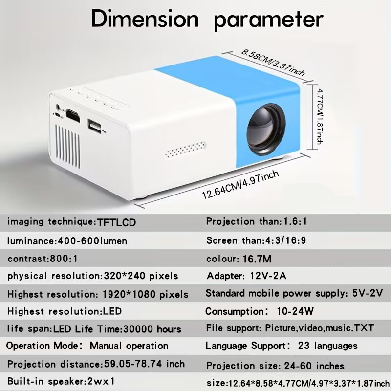 Proiettore ad altissima defini - Home Cinema Hdmi recensione e prezzo