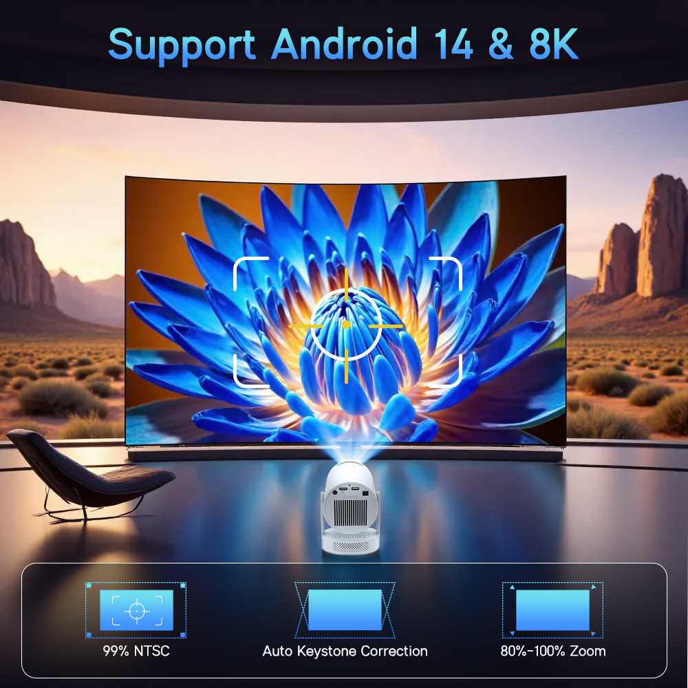 Proiettore Magcubic Android 14 - Home Cinema Night recensione e prezzo