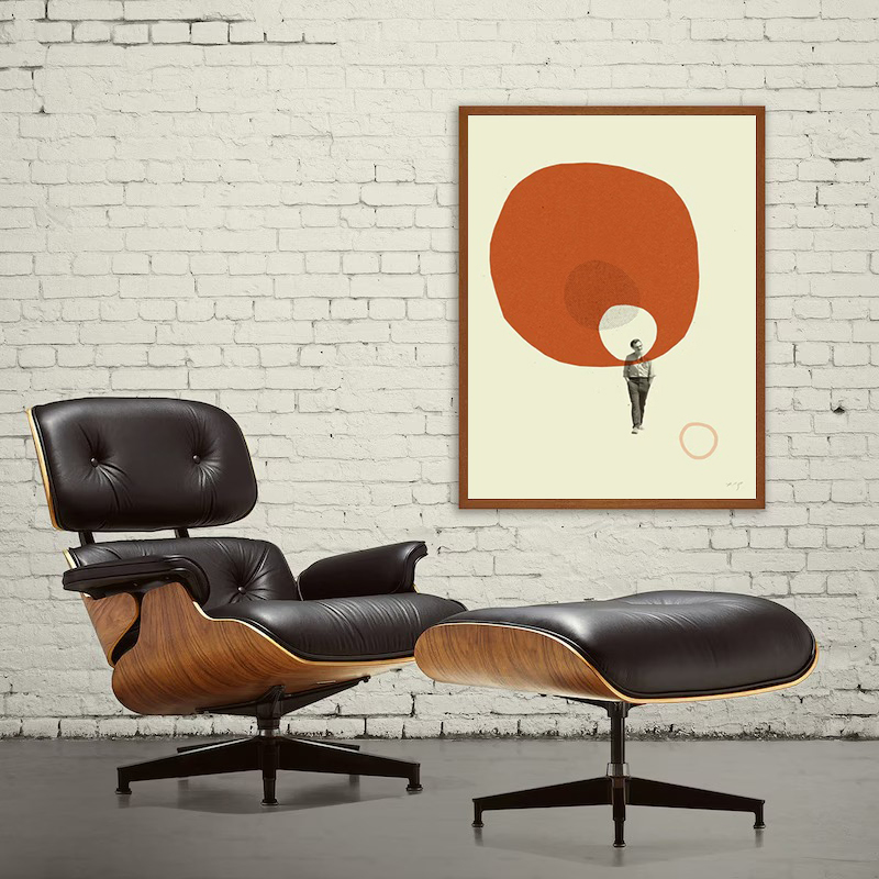 Poster su tela retrò minimalis - Vintage Home Cinema recensione e prezzo