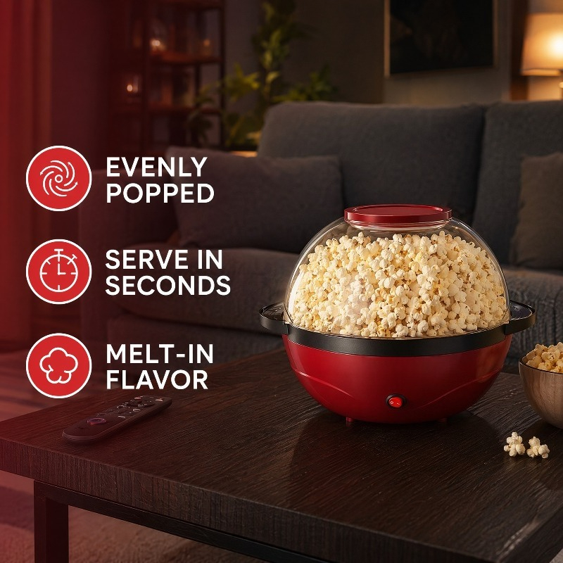 Macchina per popcorn 3.6L, Pop - Popcorn Machine Home recensione e prezzo