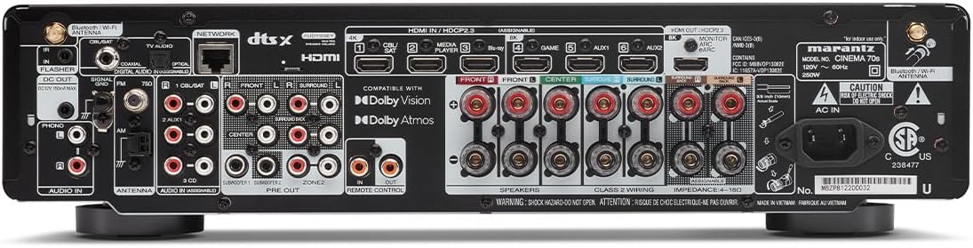 Ricevitore Marantz Cinema 70S  - Home Cinema Bluetooth recensione e prezzo