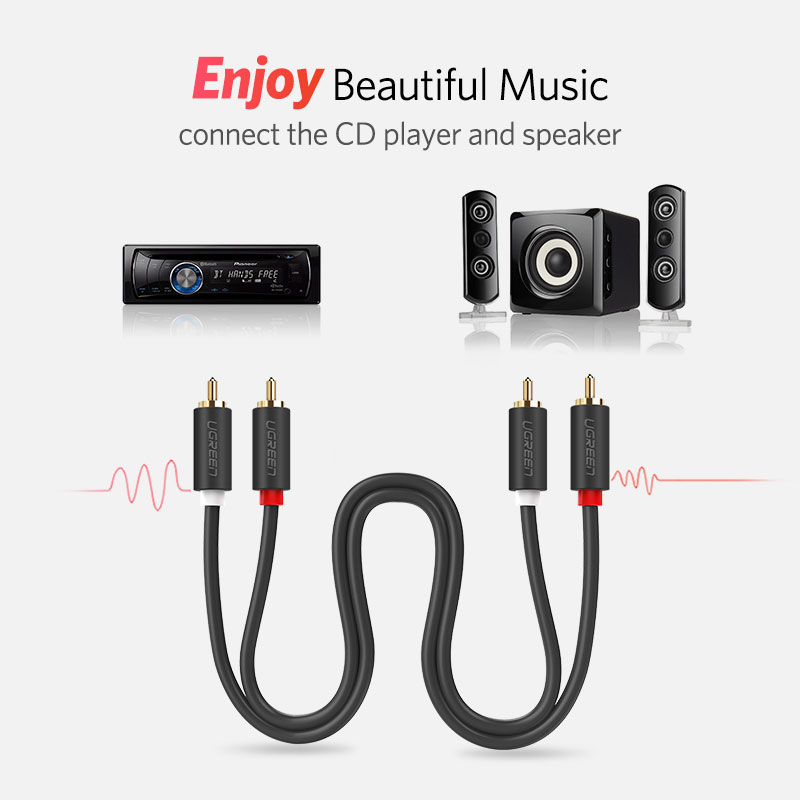 Cavo Audio UGREEN da 2RCA a 2  - Home Cinema Tv recensione e prezzo