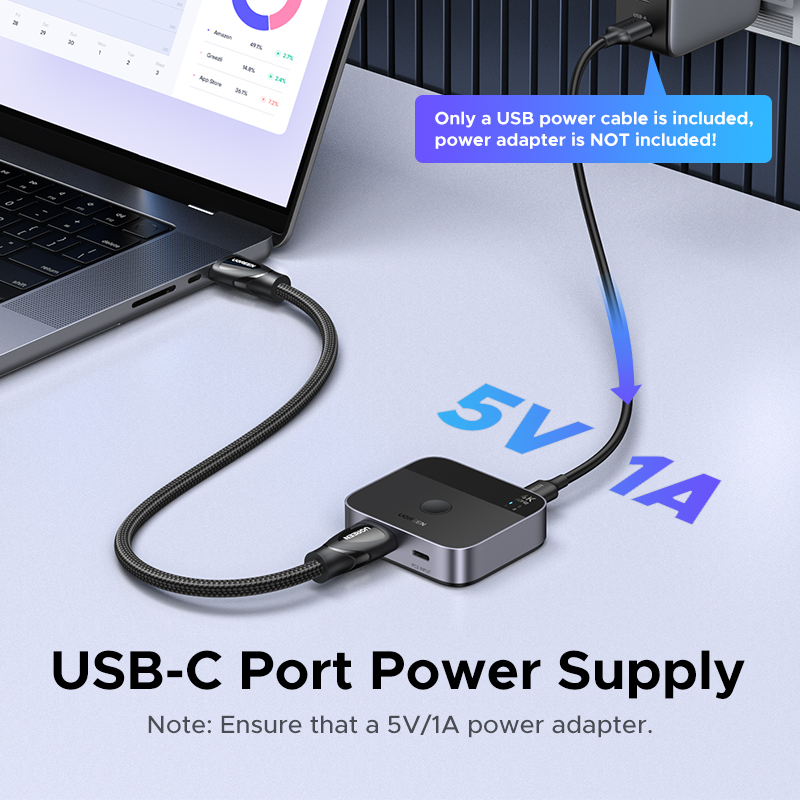 UGREEN HDMI USB C Switch 2 in  - Home Cinema Hdmi recensione e prezzo