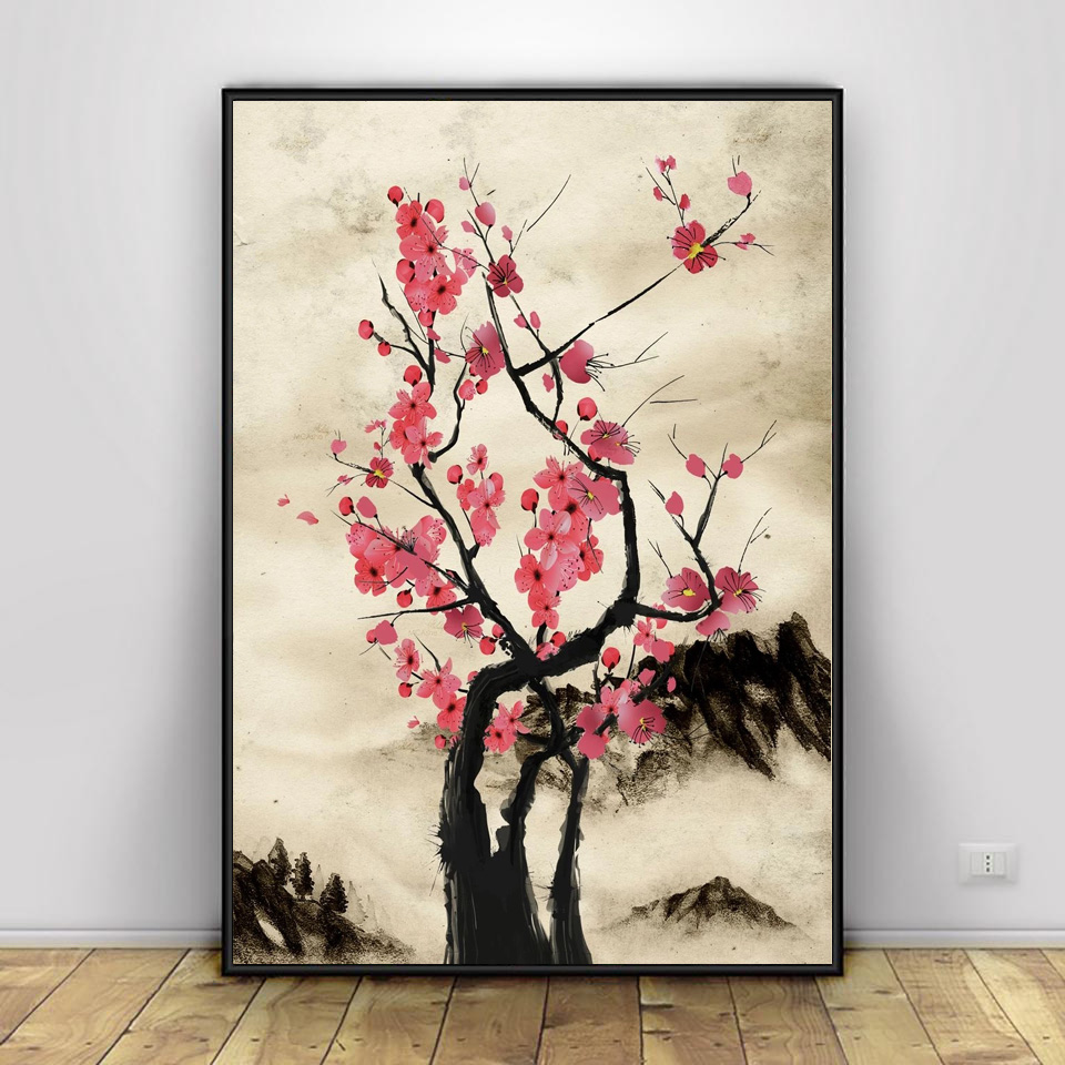 Samurai Sakura Sabre Pesci Wal - Home Cinema Wall Art recensione e prezzo