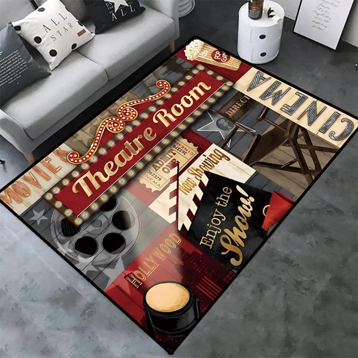 Tappeto Vintage a Tema Proiett - Home Cinema Night recensione e prezzo