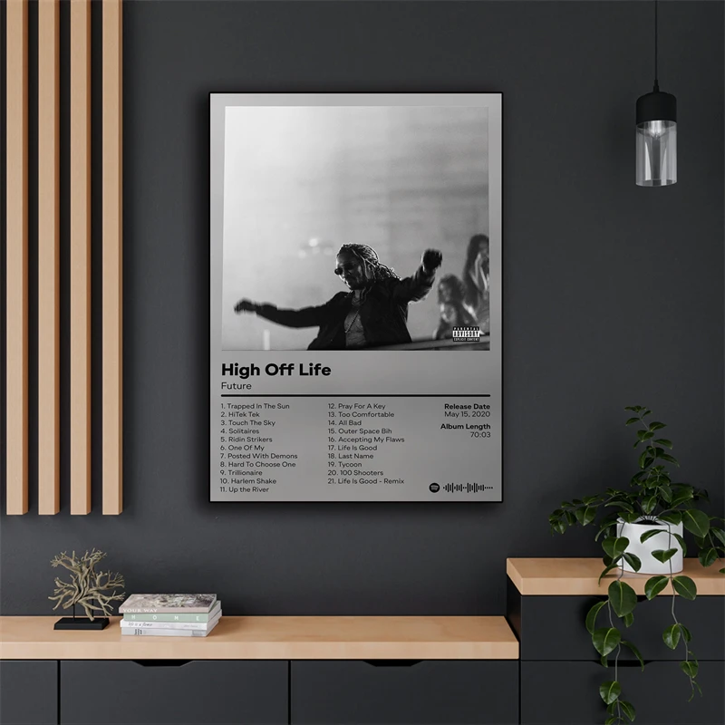 Rapper Hip Hop Rock HONEST THE - Home Cinema Wall Art recensione e prezzo