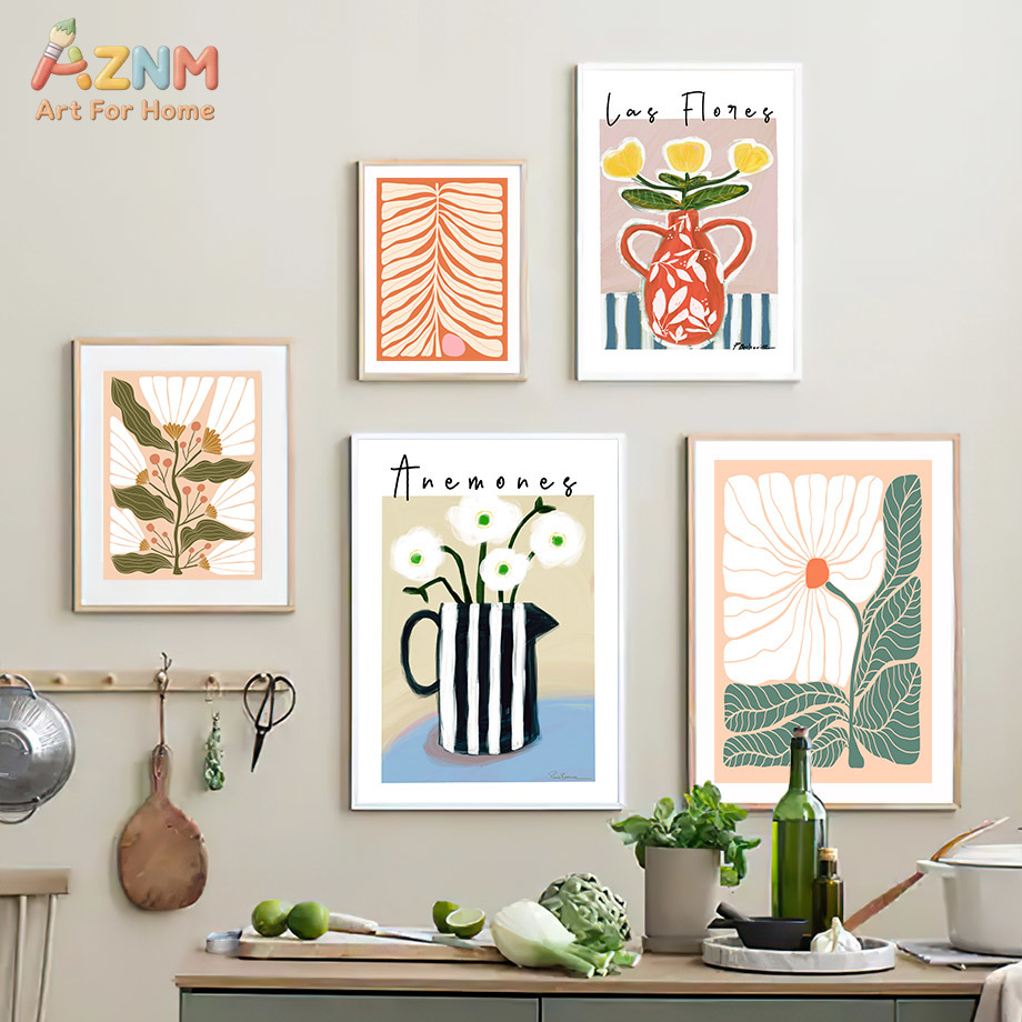 AZNM Quadro su tela floreale b - Home Cinema Wall Art recensione e prezzo