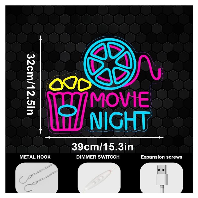 Insegna luminosa al neon per s - Home Cinema Today recensione e prezzo